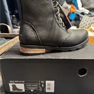 Sorel Black Ankle Boots
